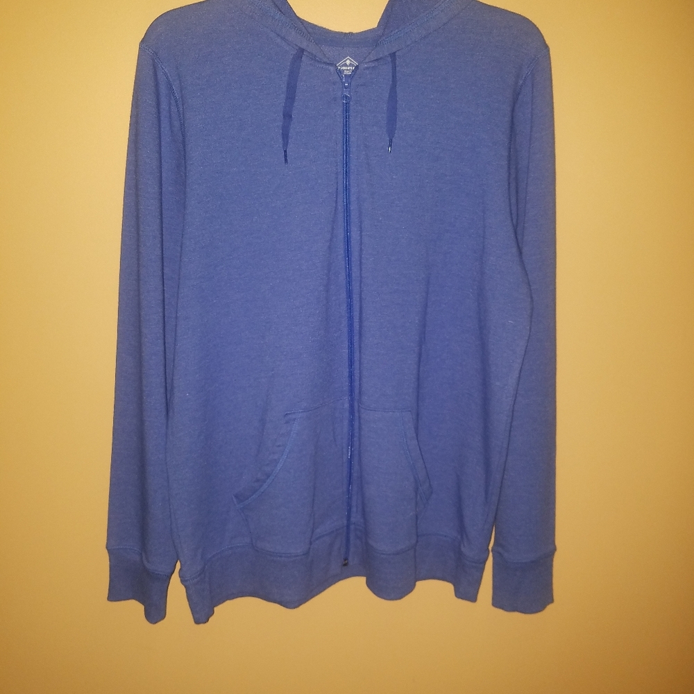 Zip up hooded jacket